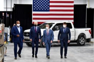 President Biden Visits Rouge Electric Vehicle Center